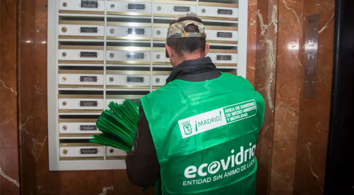 Ecovidrio y el Ayuntamiento de Madrid facilitan el reciclaje de vidrio a más de 800.000 hogares