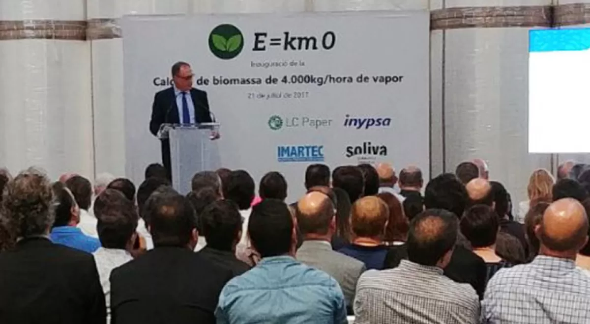 INYPSA inaugura una planta de biomasa para la producción de vapor industrial