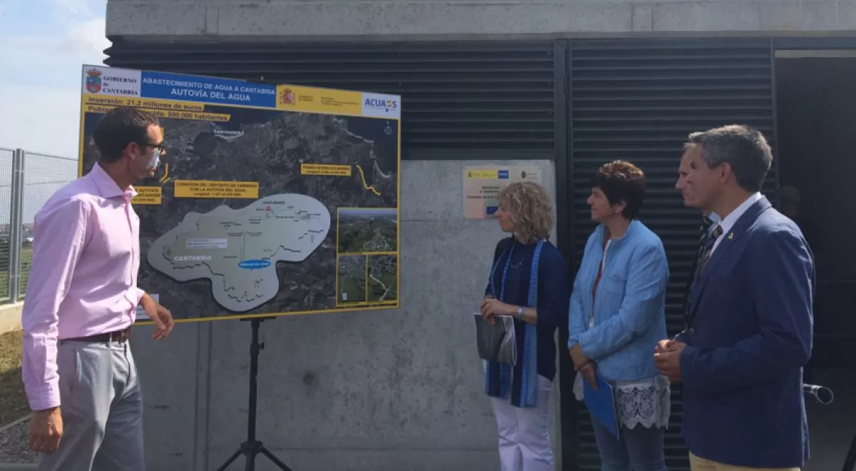 Finalizan las obras de la conexión de la Autovía del Agua con Bezana en Cantabria
