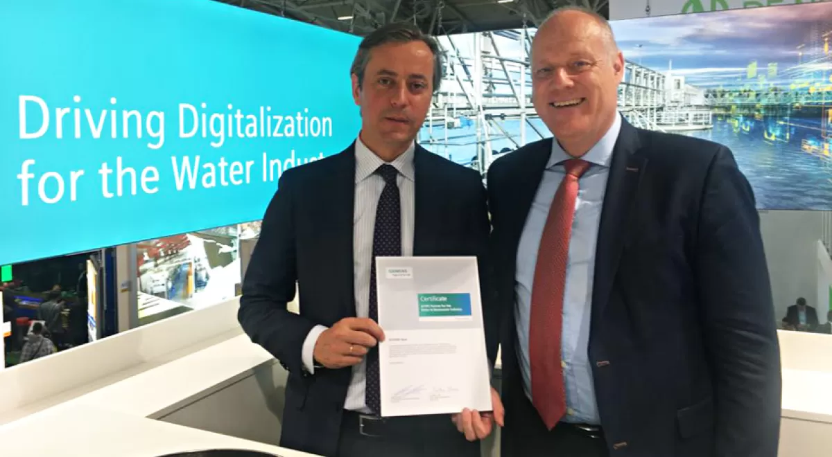 ACCIONA Agua y Siemens refuerzan su relación para el desarrollo de proyectos de agua llave en mano