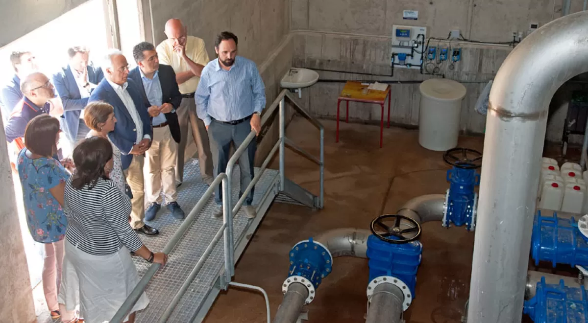 El nuevo depósito de Navarrete mejorará el suministro de agua potable en el municipio
