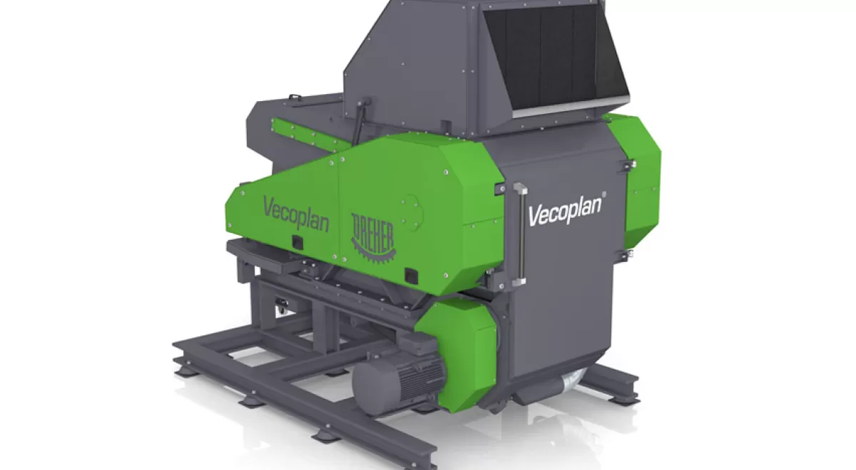 Vecoplan® presentará en EQUIPLAST un innovador equipo que combina una trituradora y un granulador