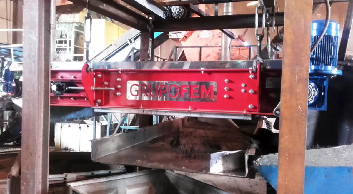 Grupo FEM separa los metales de 25.000 toneladas de neumáticos en Recuperaciones Emro