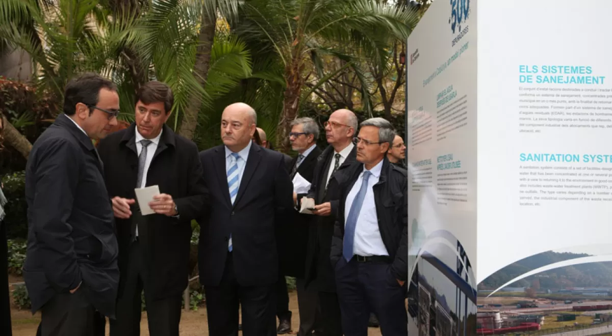 Josep Rull destaca el éxito del modelo catalán de saneamiento de agua