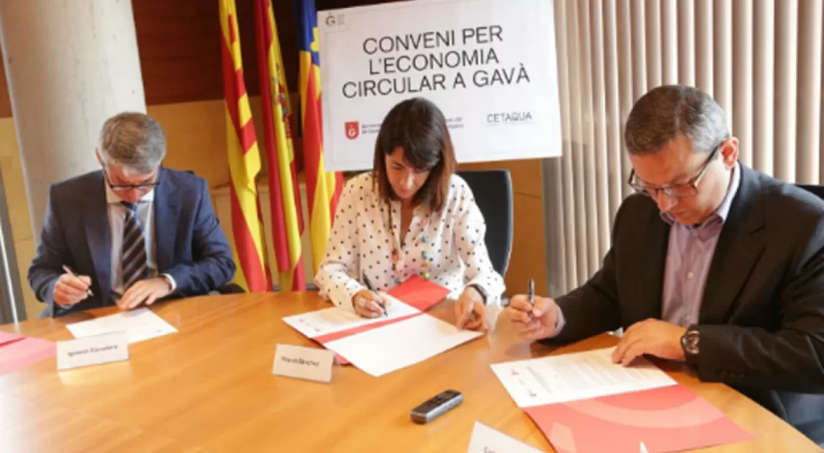 Agbar, el Ayuntamiento de Gavá y Cetaqua apuestan por la economía circular