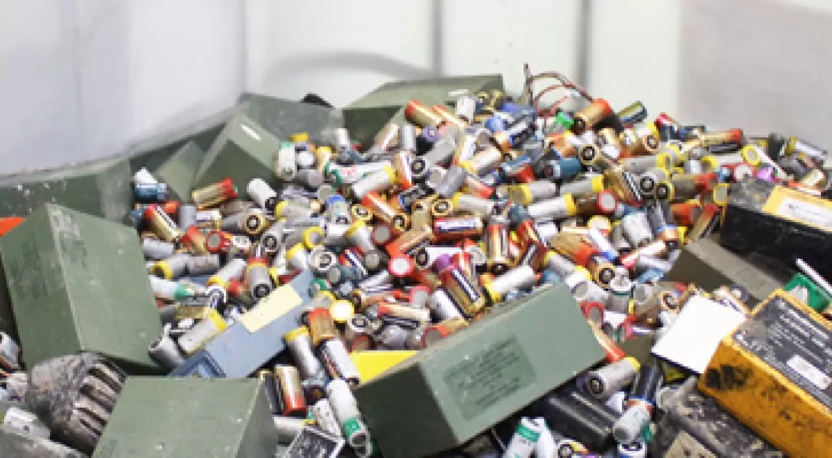 Hasta un 75% de los materiales de las pilas domésticas son reutilizables, según un estudio de Ecopilas