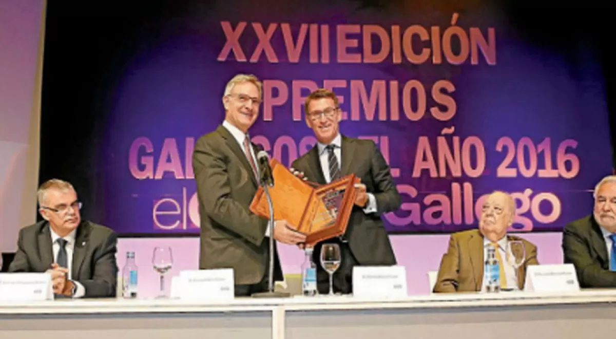 Arsenio Olmo, director general de Organización y Defensa de SUEZ España, es proclamado Gallego del Año 2016