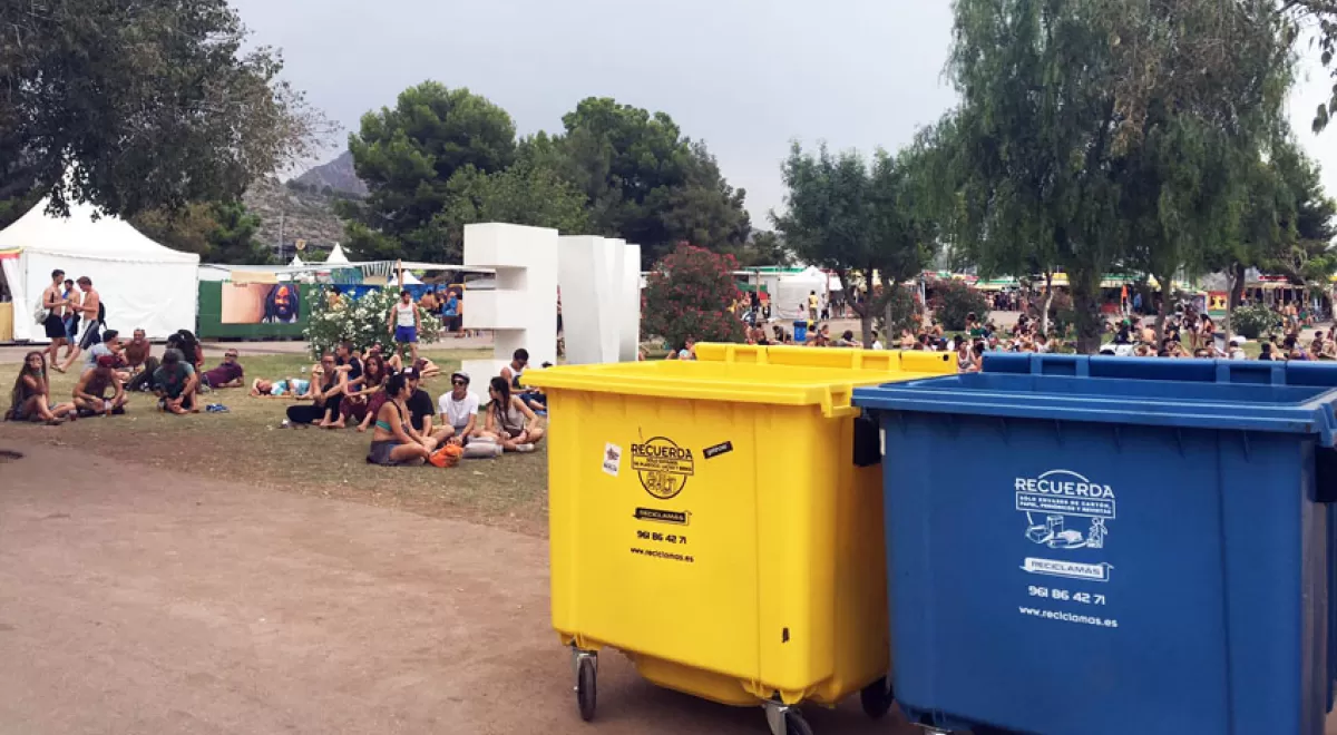Ecoembes impulsa el reciclaje en los festivales de la Comunidad Valenciana