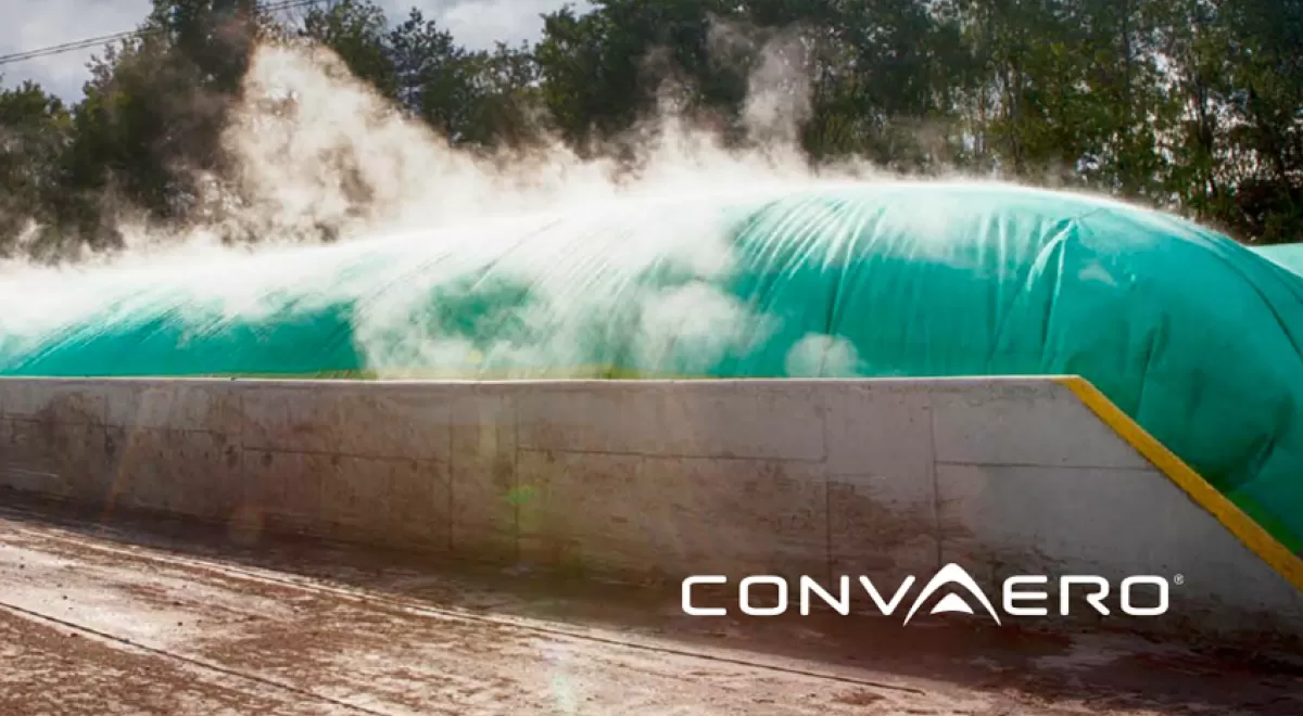 CONVAERO Bio-Dry, el sistema de recubrimiento con membranas para compostaje