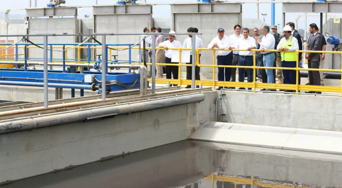 Inaugurada la depuradora de La Chira en Lima, construida por ACCIONA Agua