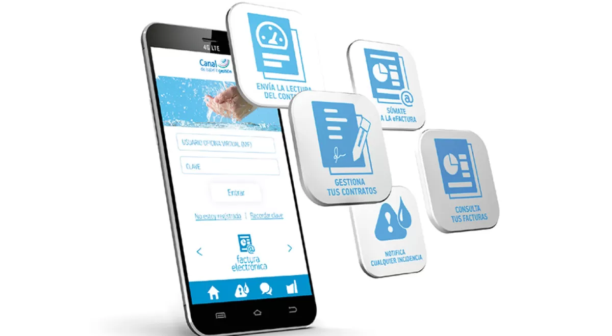 Canal Gestión lanza una app para que clientes y usuarios puedan gestionar los servicios de agua