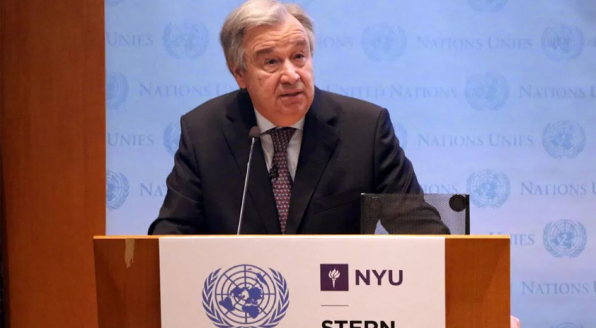 António Guterres llama a la movilización del mundo para la acción climática