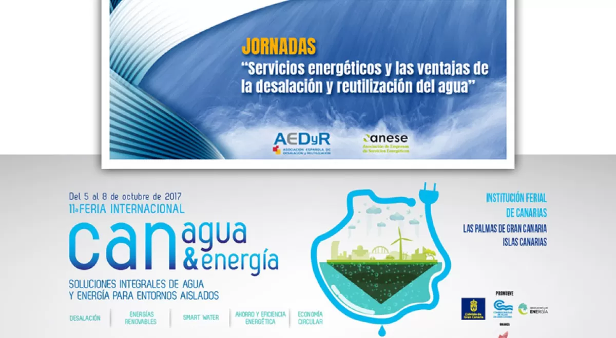 AEDyR organiza la jornada \"Servicios energéticos y las ventajas de la desalación y reutilización\" en Canagua 2017