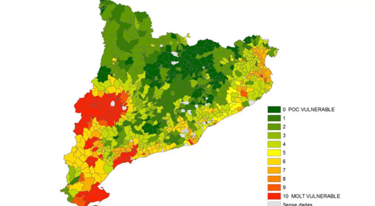 Finaliza el primer estudio que evalúa la vulnerabilidad de los municipios catalanes al cambio climático