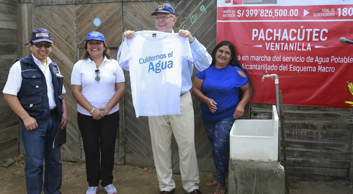 Perú pone en funcionamiento el proyecto Pachacútec de agua y saneamiento