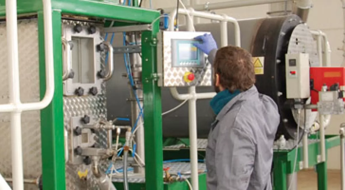 NEIKER presenta una planta piloto para convertir los residuos orgánicos de las plantas de biogás en fertilizantes de alta calidad