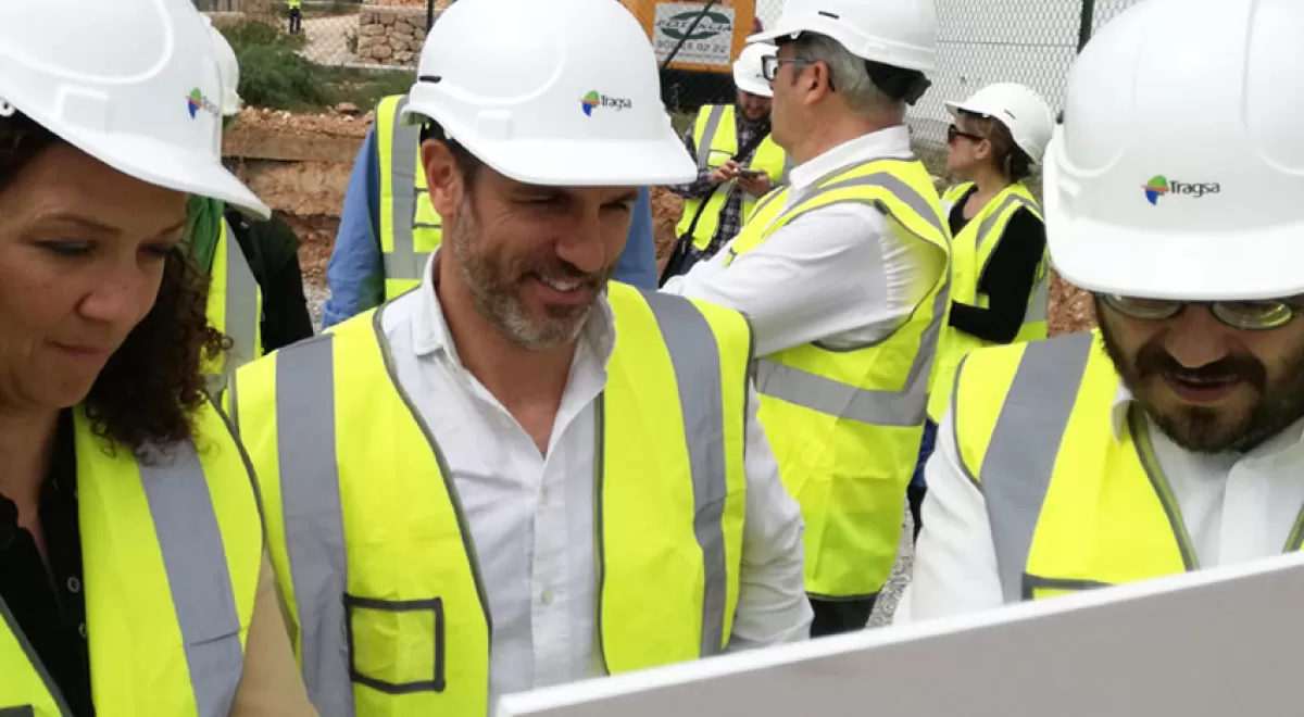 La conexión de la IDAM de Santa Eulalia, primer proyecto financiado con el impuesto del turismo sostenible de Baleares