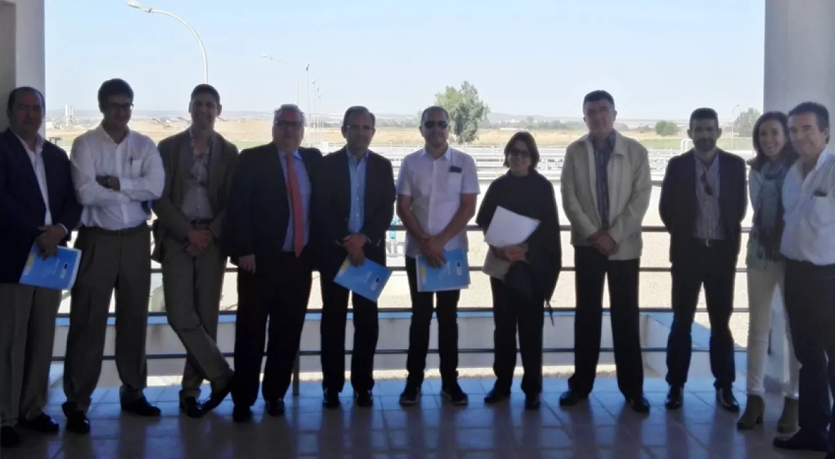 Costa Rica se interesa por la actividad de Aqualia en la depuradora de Badajoz