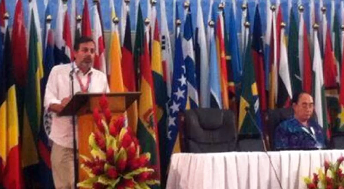 Ramos apuesta por la cooperación internacional durante su intervención en la Conferencia de la ONU en Samoa