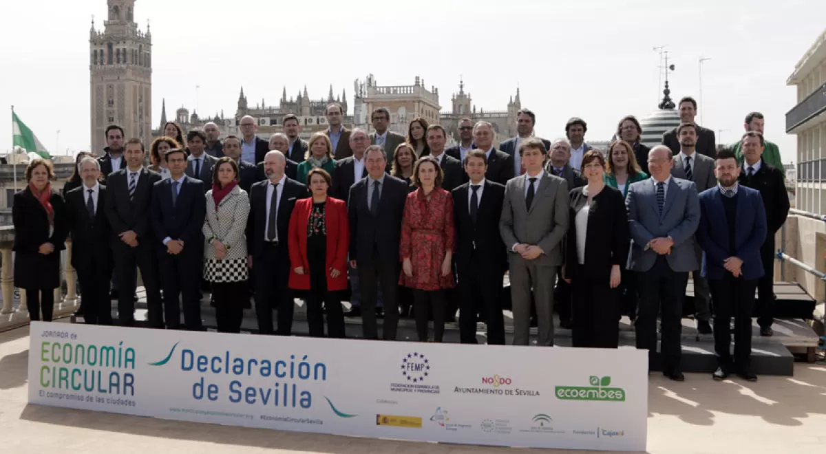 60 ayuntamientos europeos se comprometen con la economía circular en la Declaración de Sevilla
