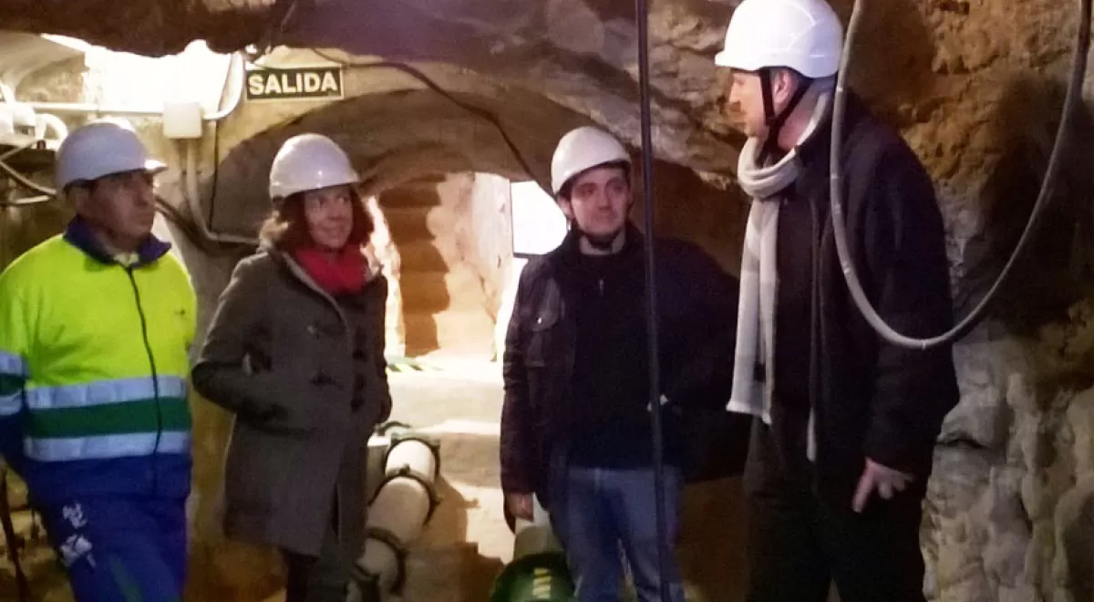 El alcalde de Llíria visita las instalaciones de abastecimiento de agua del municipio