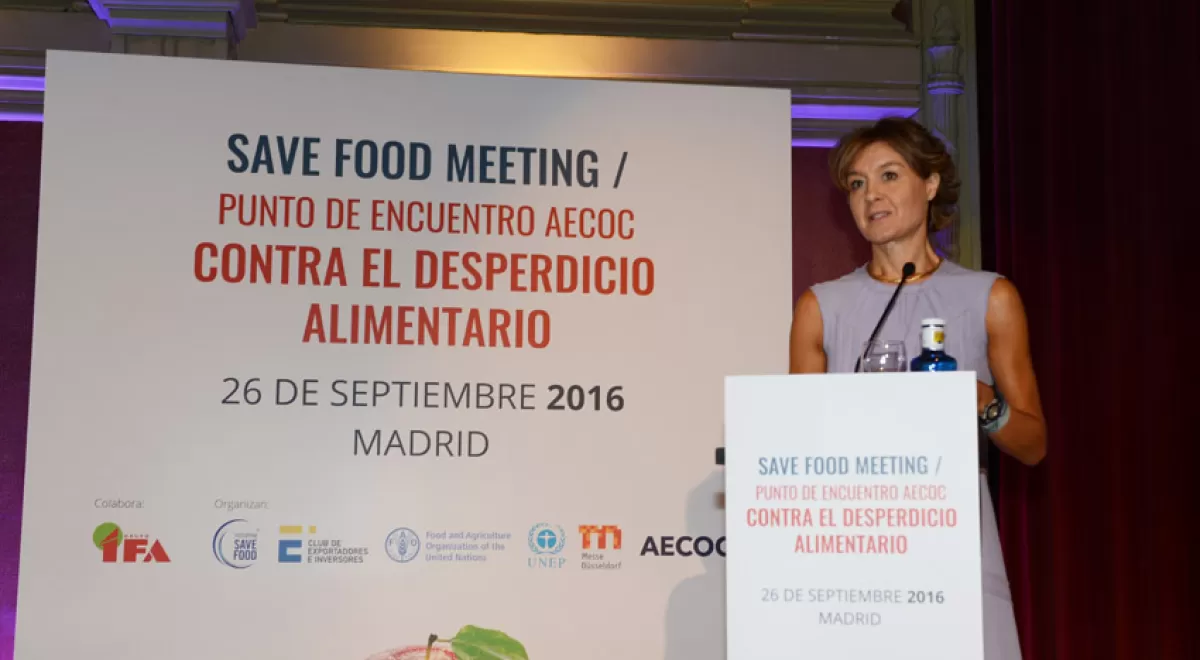 Isabel García Tejerina llama a un esfuerzo común contra el desperdicio de alimentos
