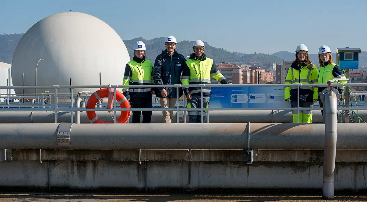 Inicio de la campaña de monitorización en el reactor biológico de la ecofactoría de Sant Feliu de Llobregat