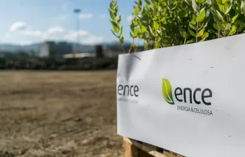 ENCE amplía su financiación verde para la construcción de la planta de biomasa de Puertollano