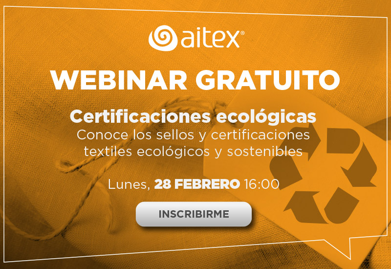 AITEX webinar Certificaciones ecológicas