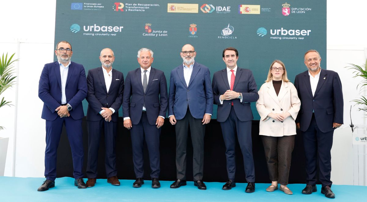 Urbaser inicia en León la construcción de la primera planta de reciclaje de baterías de litio de la Península Ibérica