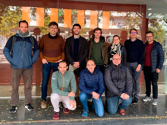Miembros de los equipos vinculados al proyecto SEASLAG, después de la reunión inicial del proyecto, en Vilanova i la Geltrú, el 19 de enero de 2023