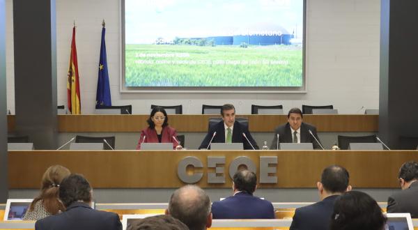 SEDIGAS y CEOE han organizado la jornada "Claves para el desarrollo del biometano en España"