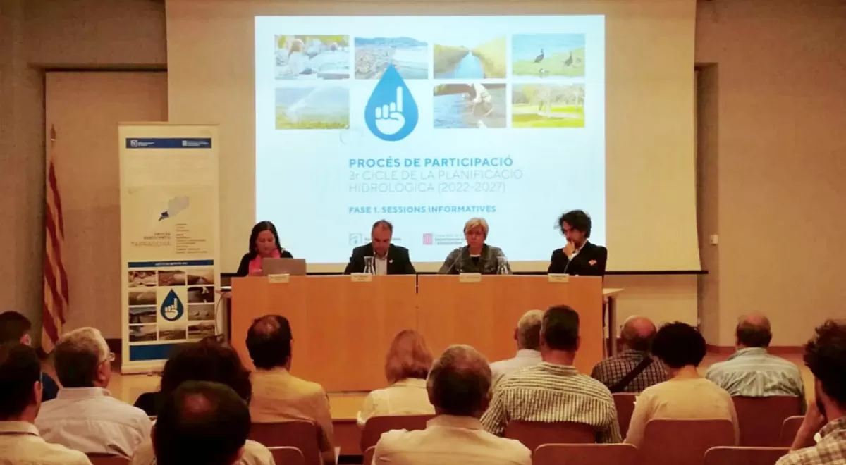 Tarragona acoge la segunda sesión de participación para definir la planificación hidrológica catalana hasta 2027