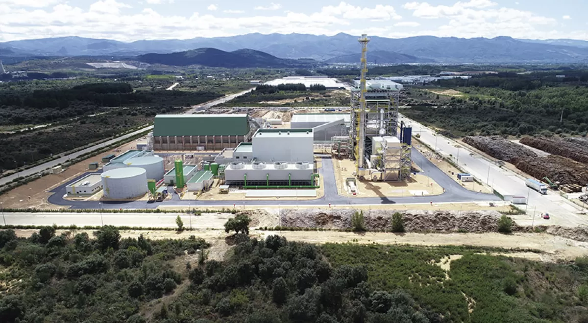 Planta de generación eléctrica con biomasa de Forestalia en El Bierzo