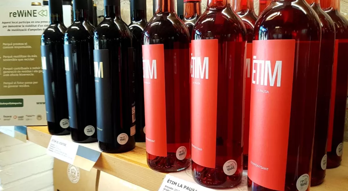 Arranca una prueba piloto para reutilizar botellas de vino en Cataluña