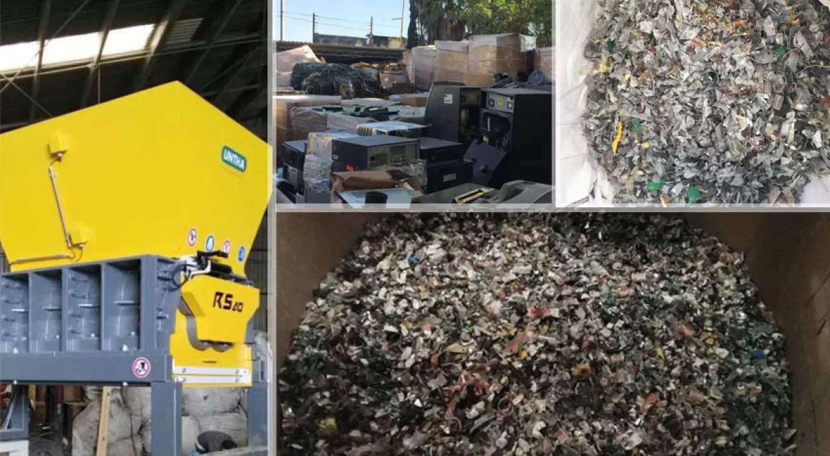 UNTHA Ibérica México entrega dos trituradoras RS para el reciclaje de RAEE en San Luis Potosí