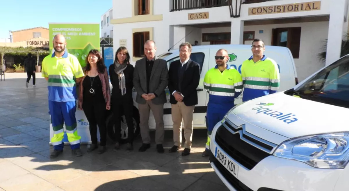 El Servicio Municipal de Agua de Formentera incorpora dos vehículos eléctricos