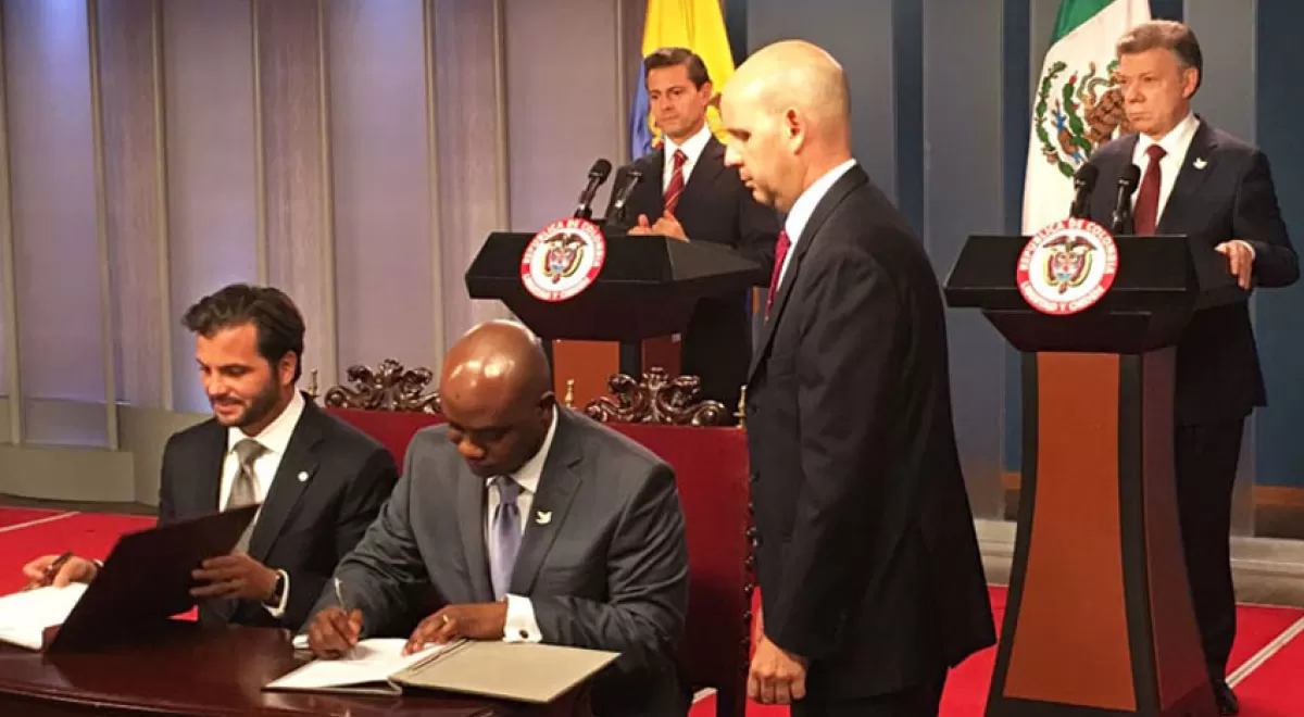 México y Colombia firman un acuerdo para la cooperación en temas ambientales