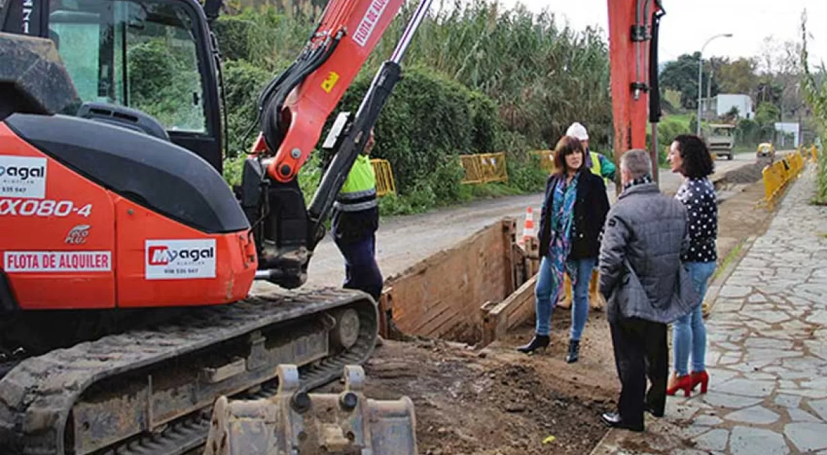 La primera fase de las obras de remodelación del EBAR de Goleta se completará antes de Navidad