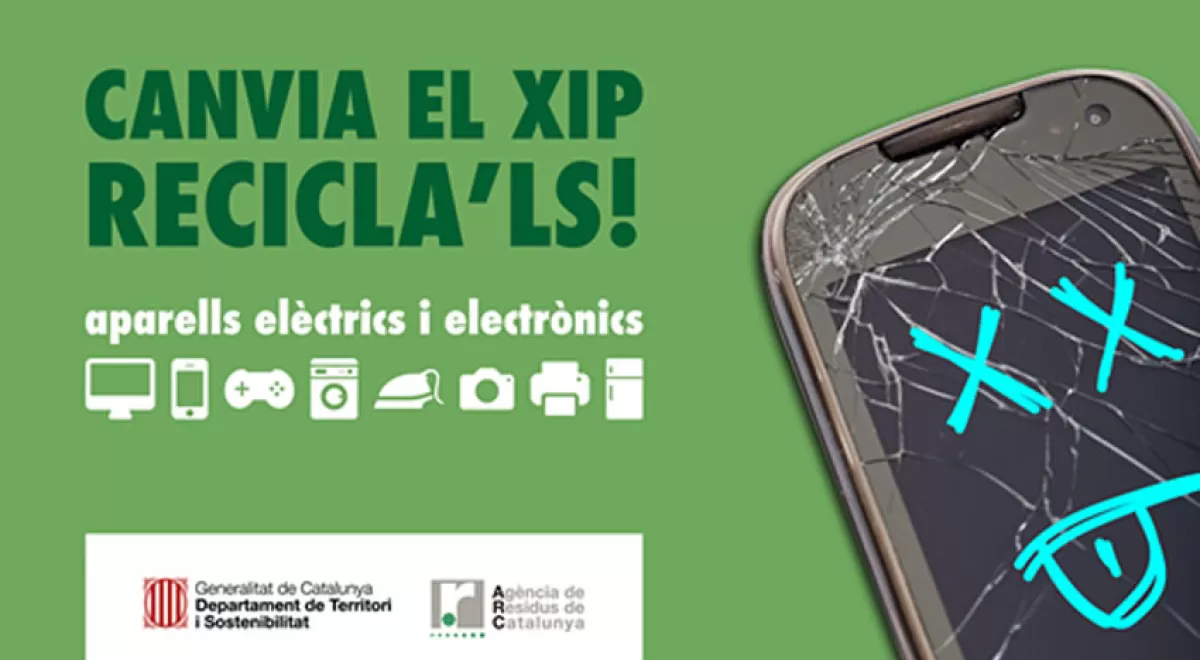 Campaña de recogida selectiva de RAEEs en las bibliotecas públicas de Cataluña