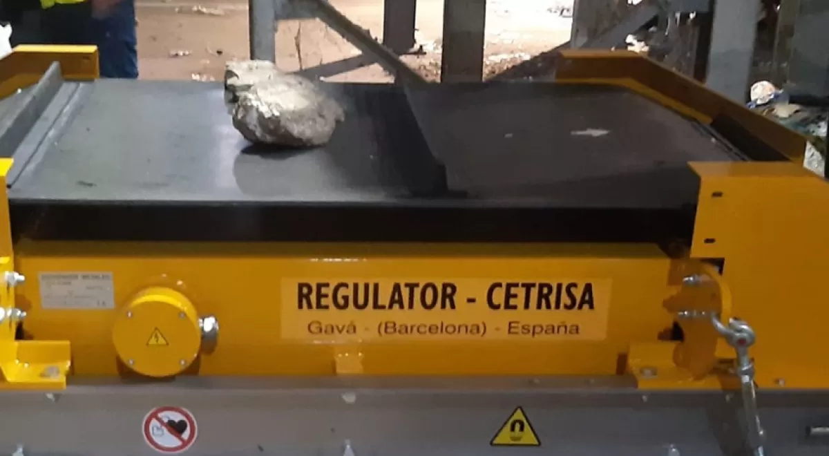 La Planta de Tratamiento de Residuos d’ Algímia d’ Alfara instala un nuevo separador férrico