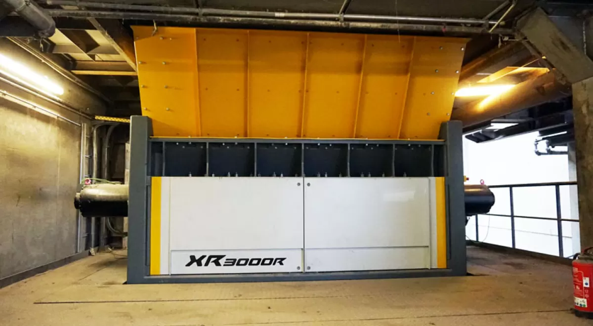 La trituradora de residuos XR3000R de UNTHA, elegida para una de las plantas más modernas de Europa