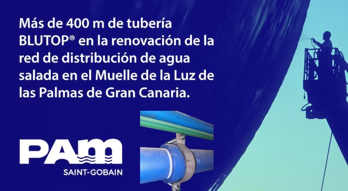 BLUTOP® en la red de distribución del Muelle de Las Palmas de Gran Canaria
