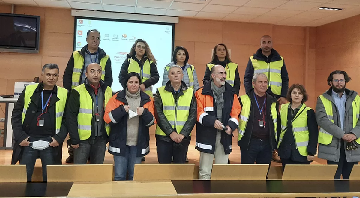 Una delegación de funcionarios turcos del sector de la pesca visita la Lonja de Vigo de la mano de Incatema
