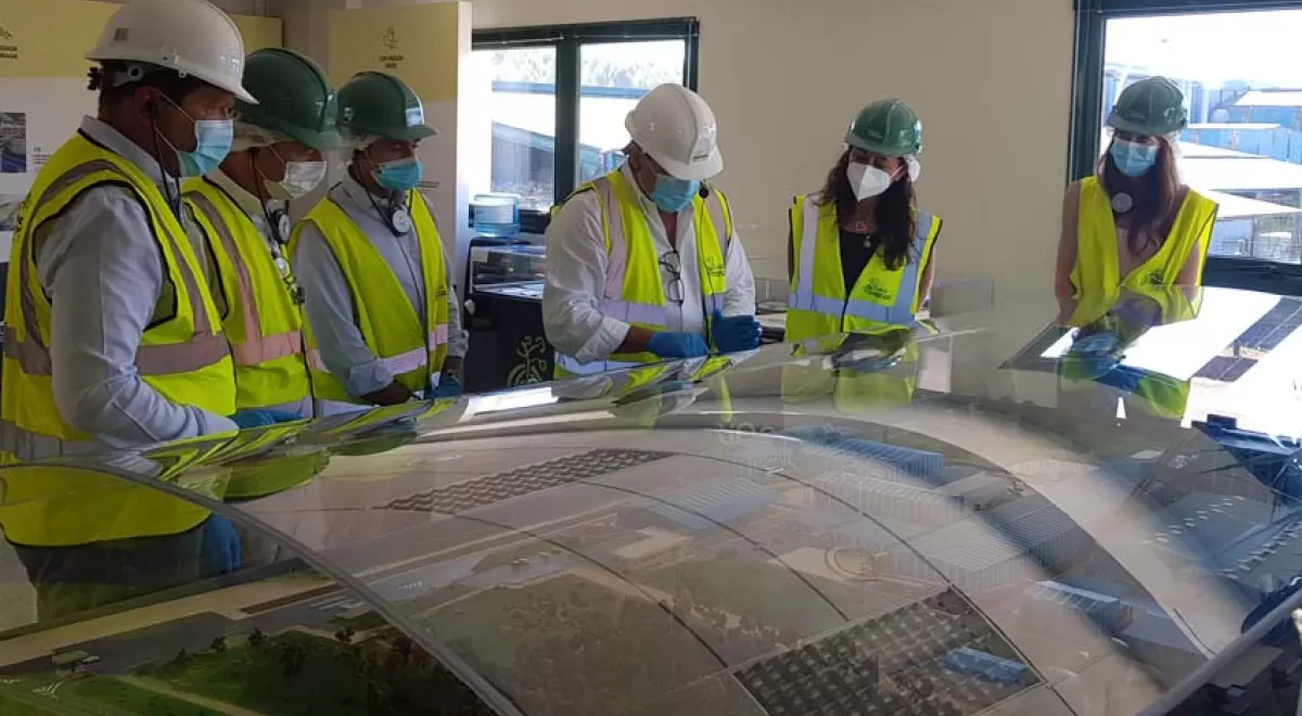 La dirección del IGAPE se interesa por la actividad de Sogama