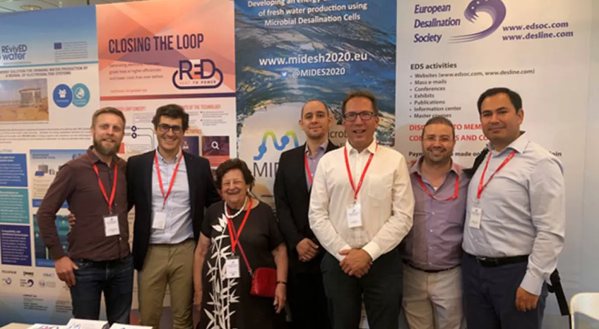 Los últimos avances del proyecto MIDES se presentan en la conferencia de la European Desalination Society