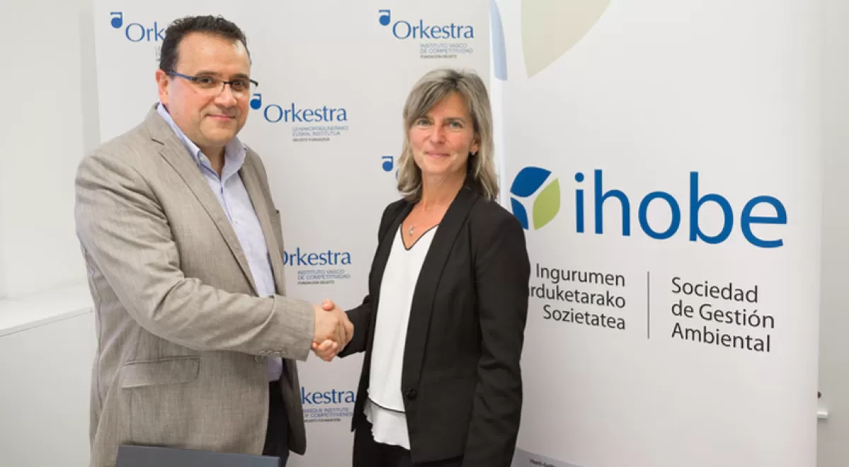 Ihobe y Orkestra mejorarán la competividad de las empresas vascas a través de la economía circular