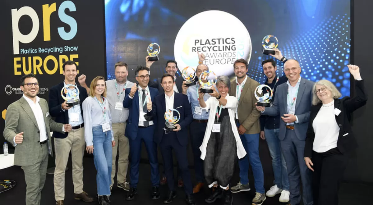 Los Plastics Recycling Awards Europe 2022 anuncian sus siete ganadores