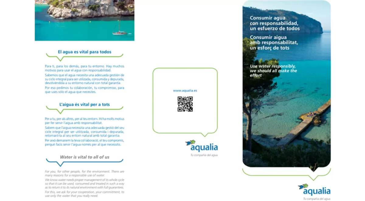 Aqualia lanza una campaña de concienciación para el uso responsable del agua en Mallorca