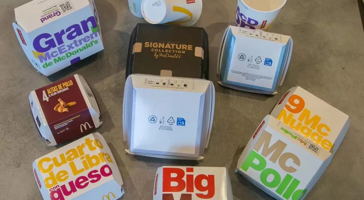 Todos los envases de McDonald\'s serán de fuentes renovables, recicladas o certificadas en 2025